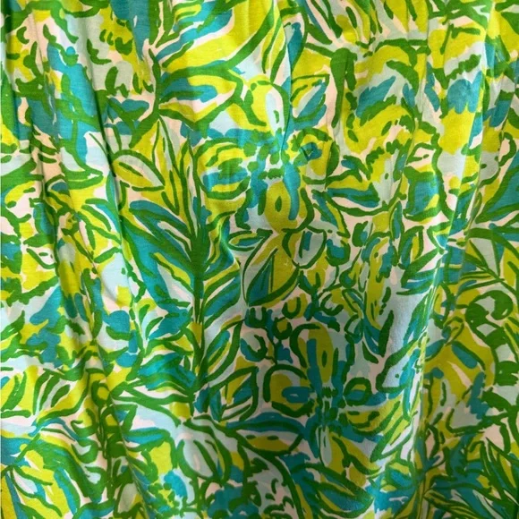 Lilly Pulitzer Strapless Windsor Dress Green Parrot - Picture 5 of 5